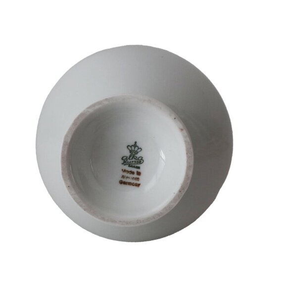 Vintage 1950 ALKA KUNST BAVARIA Porcelain Bud Vase French Poodle & Seal West Ger - Picture 6 of 7